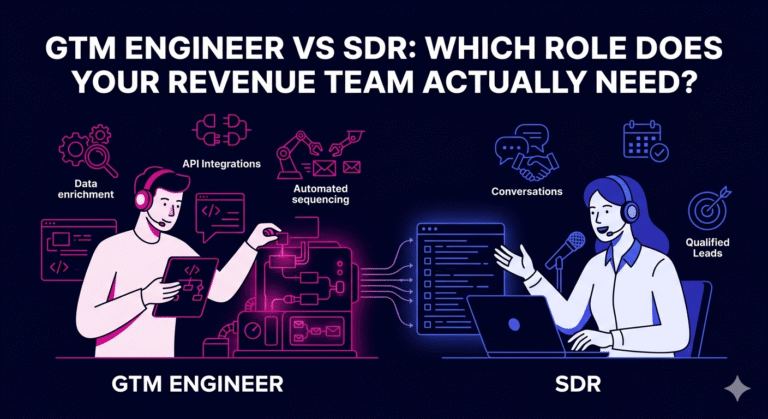 GTM Engineer vs SDR: Which Role Does Your Revenue Team Actually Need ...