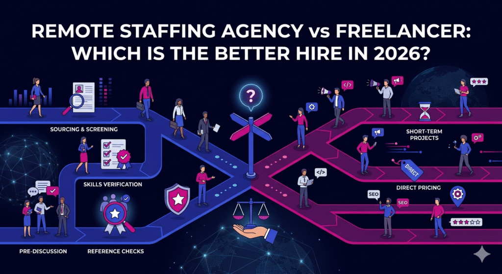 Remote Staffing Agency vs Freelancer: Which Is the Better Hire in 2026 ...